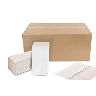 Afbeelding van Nature Premium vouwservetten, 5.000 vellen, recycling, 1 laags, 25 x 23 cm, papieren servetten ZZV voor handdoekdispenser, ideaal horeca, ziekenhuizen,