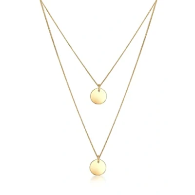 Afbeelding van Elli Layer LOOK Ketting, Dames, Maat: 45, Goldfarben