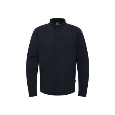 Afbeelding van Jack Wolfskin Sierra Canyon Overhemd, Heren, Maat: XL, Dark navy