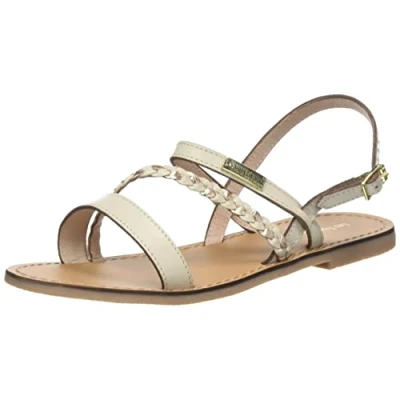 Afbeelding van Les Tropeziennes par M Belarbi Batress Sandalen, Dames, Maat: 36, Crème multi Leer