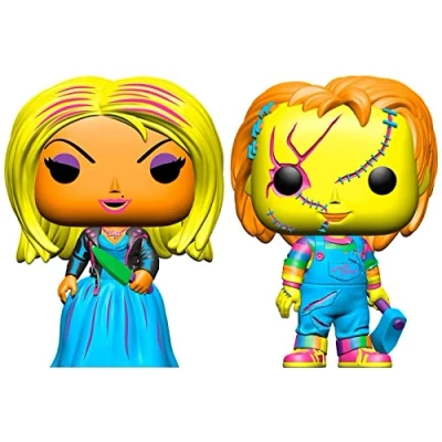 Afbeelding van Funko Pop! Bride Of Chucky Tiffany &amp; Blacklight Figure 2 Pack