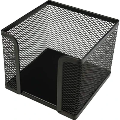 Afbeelding van Helit H2518495 notitiebox &quot;the cube network&quot;, zwart
