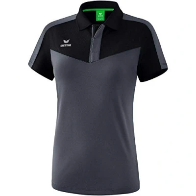 Afbeelding van Erima Squad polo dames zwart/slate grey
