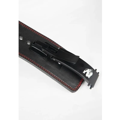 Afbeelding van Gorilla Wear Halterriem 4 Inch Premium Leather Lever Belt Zwart S/M
