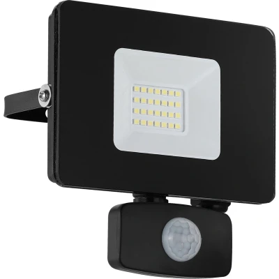 Afbeelding van EGLO Faedo 3 Wandlamp Buiten LED Bewegingssensor 14 cm Zwart