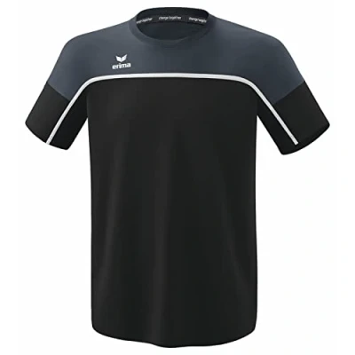 Afbeelding van erima CHANGE by T shirt black grey/slate grey/wit