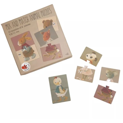 Afbeelding van Egmont Toys 10 Mix &amp; Match Dierenpuzzels 2+