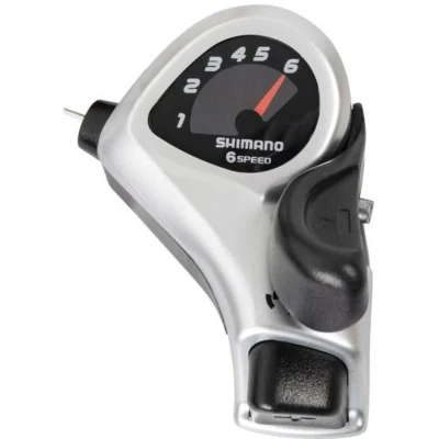 Afbeelding van Shimano Versteller rechts 6 speed ST TX50 zwart/zilver