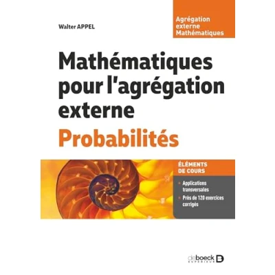 Afbeelding van MATHEMATIQUES POUR L AGREGATION EXTERNE. PROBABILITES