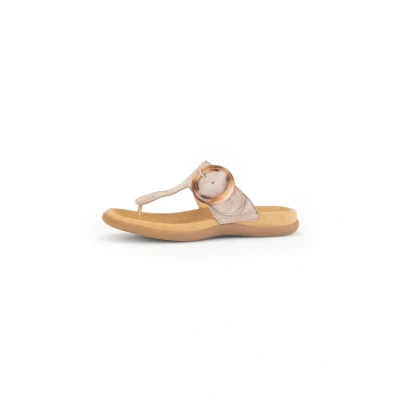 Afbeelding van Gabor Teensandalen, Dames, Maat: 37, Beige Leer