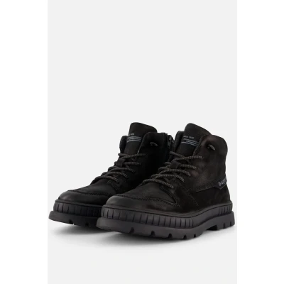 Afbeelding van Bugatti Pallario Veterschoenen zwart Nubuck Maat 44
