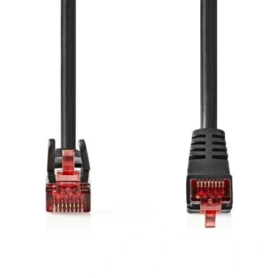 Afbeelding van Netwerkkabel Cat6 SF/UTP 5 meter (100% koper, 1x Haaks)