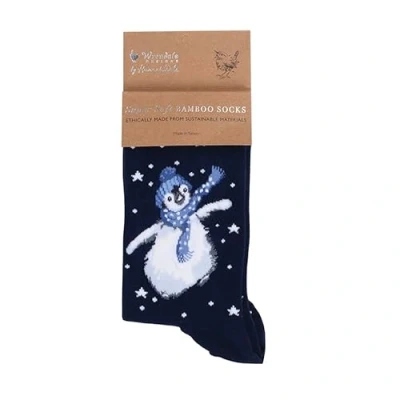 Afbeelding van Wrendale Designs Wonderland wintersokken, wit, 36,5 39,5 EU, Wit.