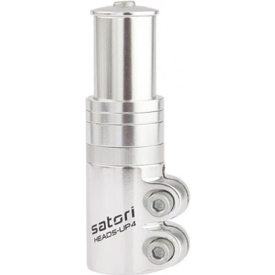 Afbeelding van Satori Heads up2 Ahead Adapterset 1 1/8 Inch Zilver