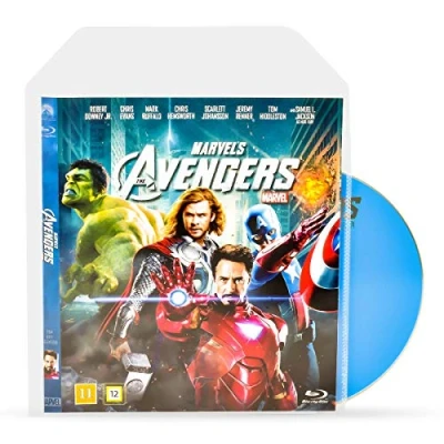 Afbeelding van Blu Ray opberghoesjes met ruimte voor de omslag 50 stuks