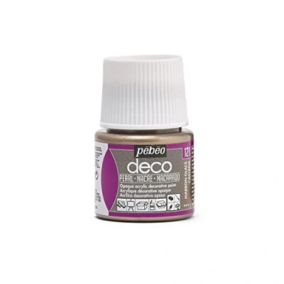 Image de Pébéo Deco Peinture 45 ml Nacré Marron Glacé
