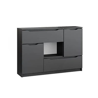 Afbeelding van Vicco Dressoir Ruben, antraciet, 120 x 84 cm
