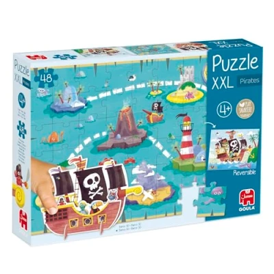 Afbeelding van Kinderpuzzel Diset XXL Piratenboot 48 Onderdelen