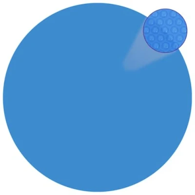 Afbeelding van vidaXL Zwembadafdekking, rond, 549 cm, PE, blauw