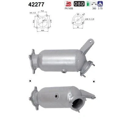 Afbeelding van AS 42277 Katalysator Euro 6