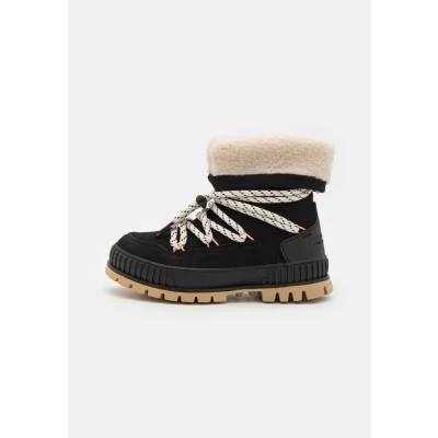 Afbeelding van Palladium Pallashock Hiver Unisex Veterboots, Dames, Maat: 40, Black Schoenen