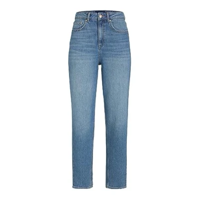 Afbeelding van JACK &amp; JONES Dames Jeans Jxlisbon Mom Hw C4046 Dnm