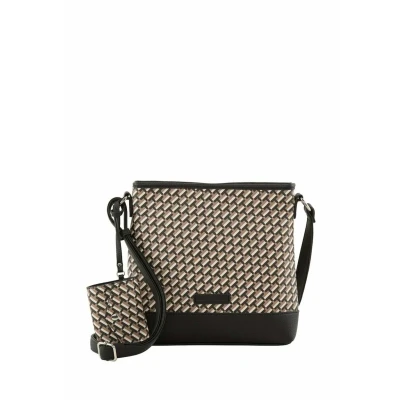 Afbeelding van TOM TAILOR schoudertas Xenia Crossbody Bag Black bruine