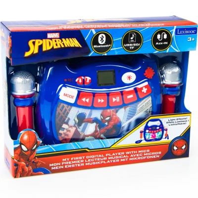 Afbeelding van Spiderman Karaokeset met microfoons 3380743076812
