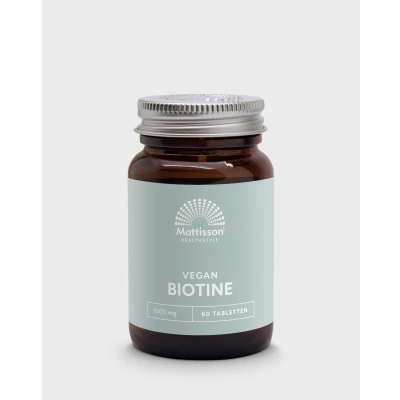Afbeelding van Mattisson Biotine Vitamine B8 1000mcg 60 tabletten