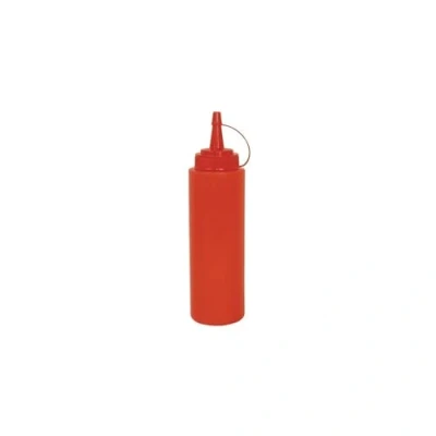 Image de Distributeur de sauce Vogue 1 L rouge Polyéthylène1 x288mm