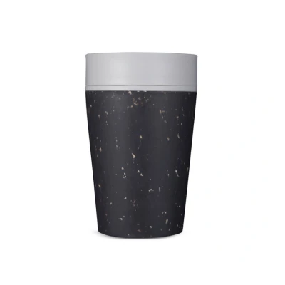 Afbeelding van Circular&amp;Co. Koffiebeker Circular Cup Zwart/Wit 227 ml