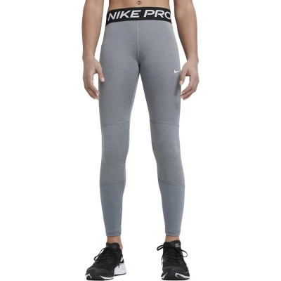 Afbeelding van NIKE Performance PRO Unisex Legging voor kinderen, Maat: 140 152, Carbon heather/white