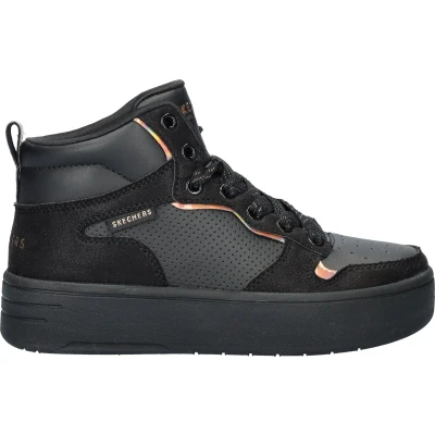 Afbeelding van Skechers Court Sneakers laag voor kinderen, Maat: 31, Black Kunststof/ textiel