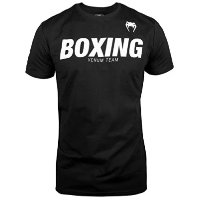 Afbeelding van Venum Boxing VT T Shirt Katoen Zwart met wit XXL