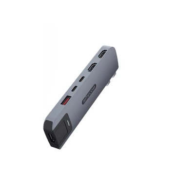 Afbeelding van Sitecom MacBook Pro Multiport Hub 6 in 2 Grijs
