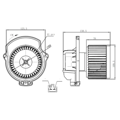Afbeelding van NRF 34297 Interieurventilator