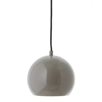 Afbeelding van Frandsen Ball Metal Hanglamp Ø 18 cm Warm Grey Glossy