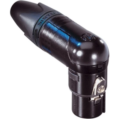 Afbeelding van Neutrik NC4FRX B XLR connector Bus, haaks Aantal polen: 4 Zwart 1 stuk(s)