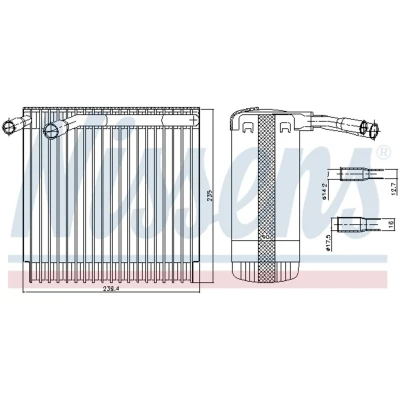 Afbeelding van Nissens Airco verdamper 92129
