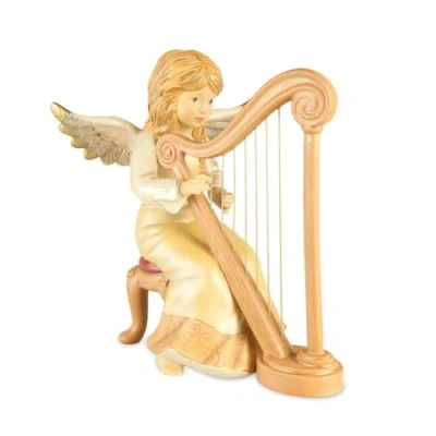 Afbeelding van Goebel Kerst Decoratief beeld Engel Zachte melodie Aardewerk 36cm Limited Edition