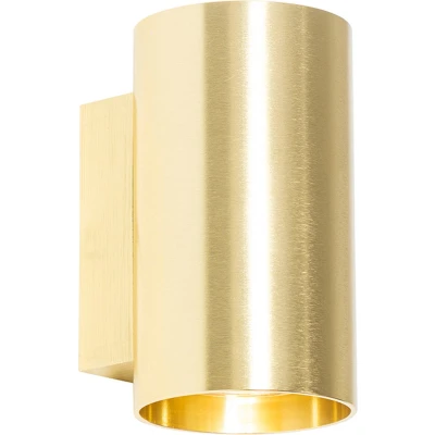 Afbeelding van QAZQA Smart wandlamp goud rond incl. 2 Wifi GU10 Sandy