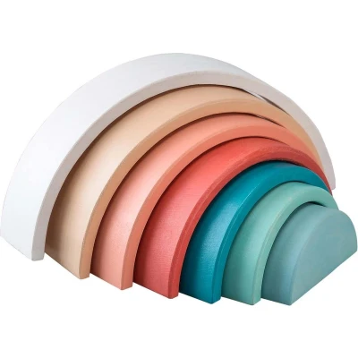 Afbeelding van Simply For Kids Houten Regenboog Blokken