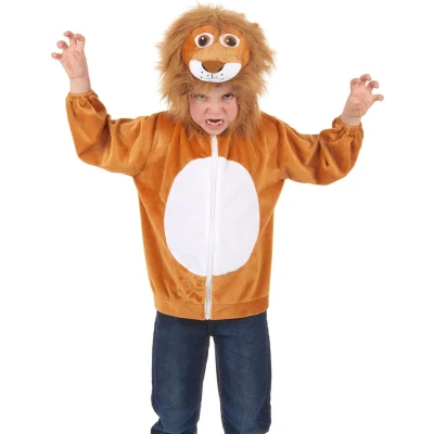 Afbeelding van &quot;Vest met capuchon leeuw voor kinderen Verkleedkleding 92&quot;
