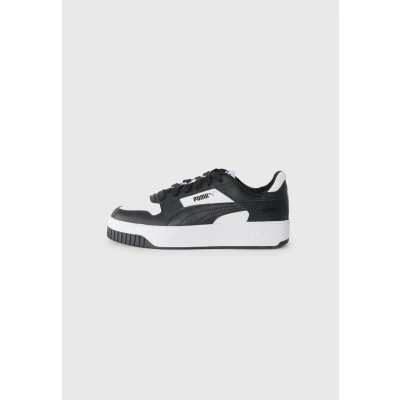 Afbeelding van Puma Carina Street Sneakers laag, Dames, Maat: 36, White/black Leer en imitatieleer