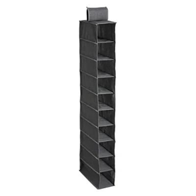 Afbeelding van 5Five kast organizer hangend 10 vakken 30 x 15 120 cm grijs