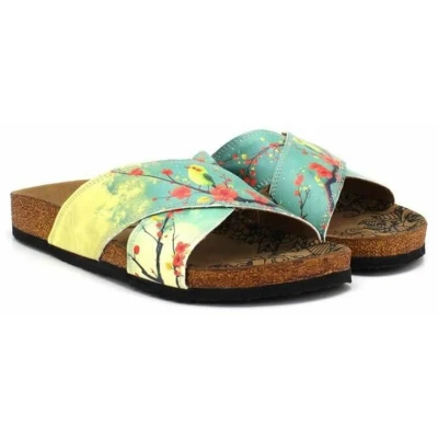 Afbeelding van Goby Spring Bird Dames Sandalen Vegan Handmade Maat 40