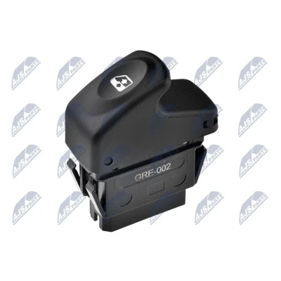 Afbeelding van NTY EWS RE 002 Schakelaar, raamopener voor en achter, Rechts RENAULT: CLIO 2, Kangoo I, I Express