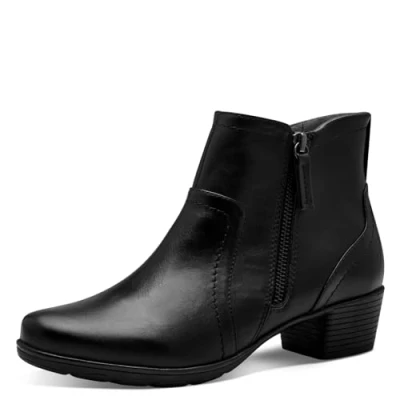 Afbeelding van Jana 8 25373 41 Enkellaarzen voor dames, zwart.