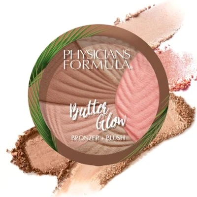 Afbeelding van Physicians Formula Butter Glow bronzer + blush, 2 in 1 romige poeder met verrijkt lichtgevende en hydraterende botermix, Healthy