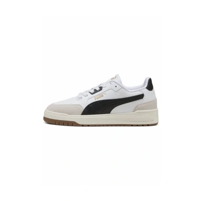 Afbeelding van Puma Shuffle Downtown Sneakers laag, Maat: 41, White/black/vapor gray Kunststof/textiel/leer